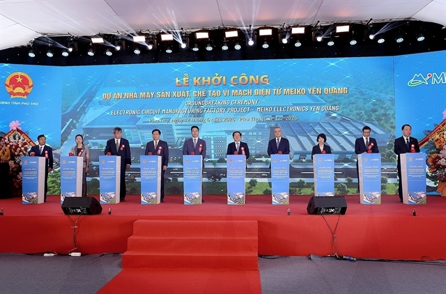 Work starts on US$500-million Meiko semiconductor plant in Phú Thọ Province