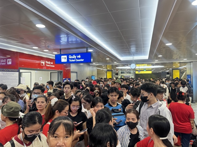 Hiện tuyến metro số 1 đang nhận được sự yêu thích của người dân. Ảnh: ĐT