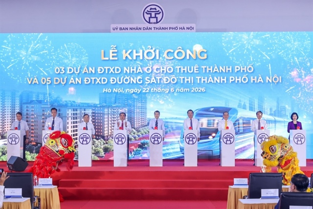 Hanoi breaks ground on three rental housing projects and five metro lines