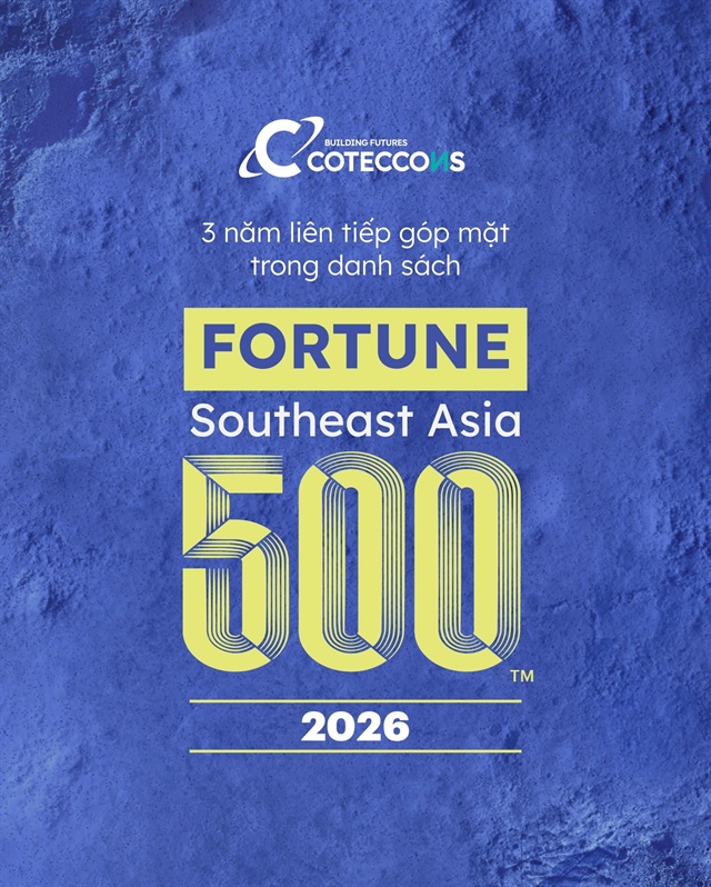 Coteccons continues rise on Fortune Southeast Asia 500 (PR)