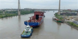 Vietnam-built offshore construction vessel under delivery to Norway