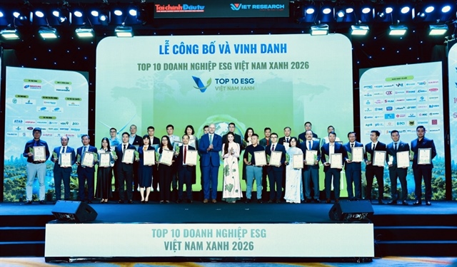 Top 100 ESG Vietnam Green Enterprises announced for 2026