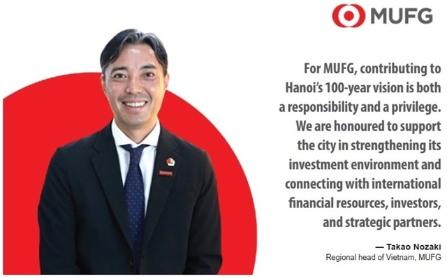 MUFG partners with Hanoi Department of Finance on capital’s 100-year master plan