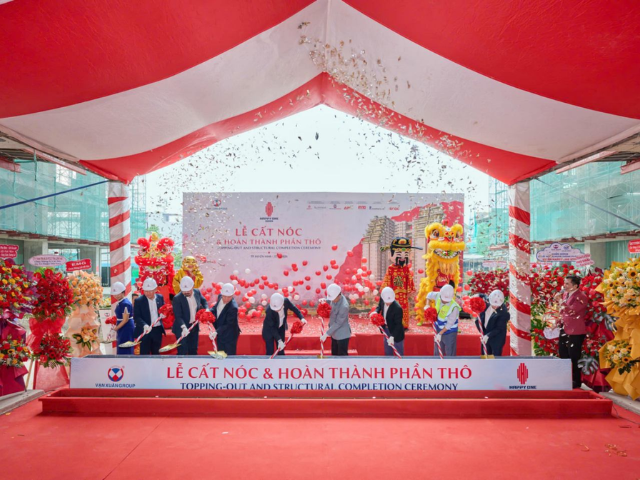 Happy One Sora cất nóc đúng tiến độ, khẳng định năng lực triển khai của chủ đầu tư