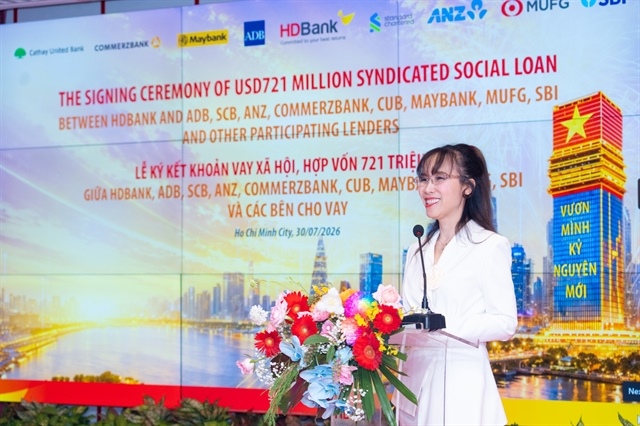HDBank sets record with Việt Nam's largest-ever international syndicated social loan