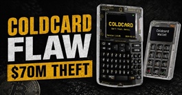 Ví lạnh Coldcard bị hack, thị trường Bitcoin rung chuyển