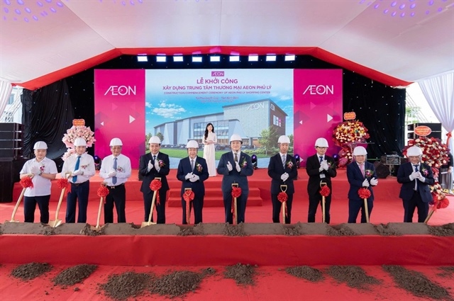 AEON Vietnam officially breaks ground on AEON PHủ Lý Shopping Centre