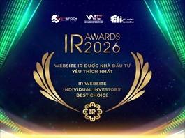 IR Awards 2026: Website IR - Giá trị không nằm ở quy mô doanh nghiệp