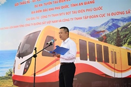 Tuyến tàu điện nhẹ đầu tiên tại Việt Nam triển khai lắp ray hiệu chuẩn tuyến