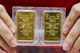 Giá vàng trong nước tăng mạnh, giao dịch quanh mức 145,5 triệu đồng