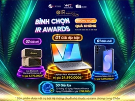 IR Awards 2026: Bình chọn liền tay, cơ hội rinh ngay laptop xịn dành cho nhà đầu tư