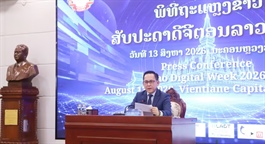 Lào đẩy mạnh số hóa để phát triển kinh tế