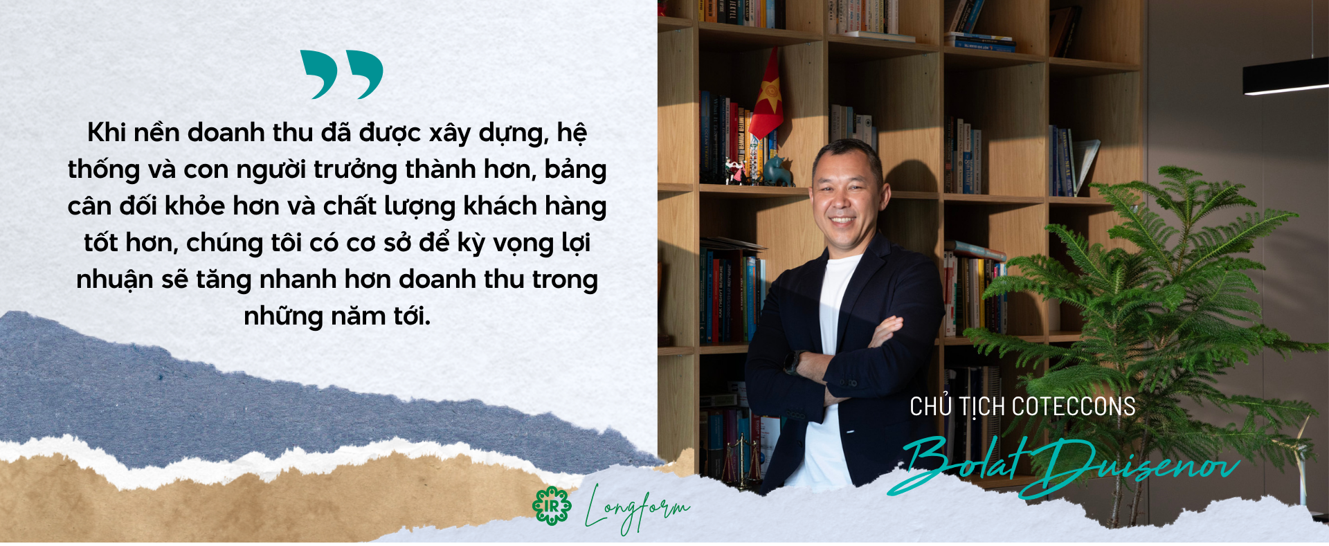Coteccons kỳ vọng lợi nhuận tăng nhanh hơn doanh thu