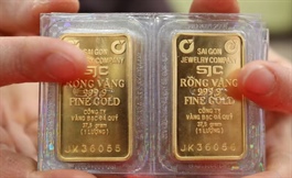 Giá vàng trong nước tăng trong phiên đầu tuần, SJC lên ngưỡng 144,8 triệu đồng