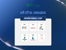 Các doanh nghiệp Small Cap được đề cử IR Awards 2026