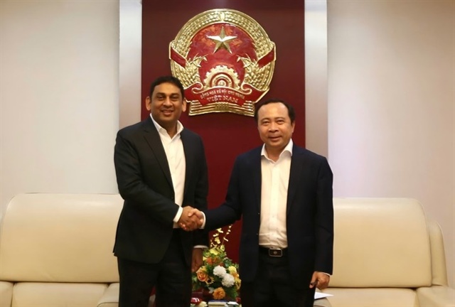Vu Hai Quan, Vietnam’s Minister of Science and Technology and Vikram Rao, vice president, Enterprise ASEAN, NVIDIA. Photo: The MST.