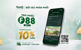 Chứng khoán AAS phân phối trực tuyến trái phiếu F88 đợt 3 với lãi suất 10%/năm