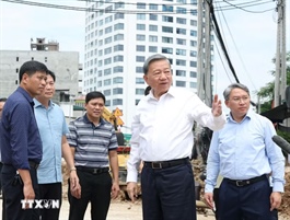 Tổng Bí thư, Chủ tịch nước Tô Lâm kiểm tra tiến độ Vành đai 1, trường học mới tại Hà Nội