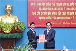 Phú Thọ fast-tracks Toyota Vietnam’s factory expansion