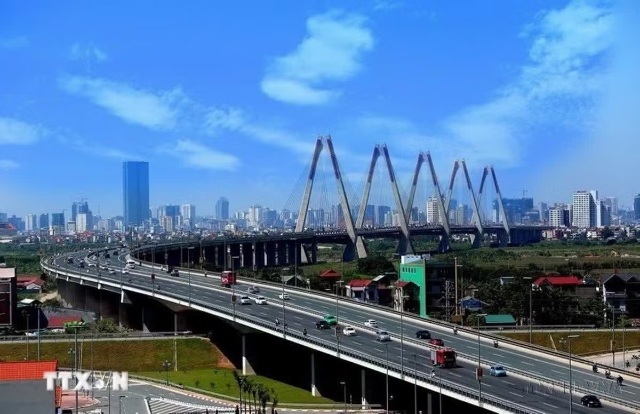 Hà Nội đang ngày càng phát triển. (Ảnh: TTXVN)