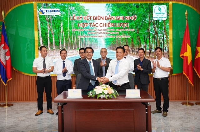TEKCOM gains priority access to hevea veneer and plywood supply in Cambodia