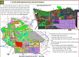 Thanh Hóa duyệt quy hoạch 1/500 khu đô thị dịch vụ và sân gôn 315ha