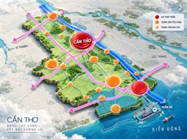 Cần Thơ tính phát triển đô thị hai cực