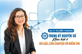 Bà Lý Thị Hiền (Yuanta): IR trong kỷ nguyên số khác biệt ở dữ liệu, câu chuyện và niềm tin
