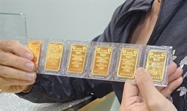 Giá vàng trong nước giảm nhẹ, SJC xuống ngưỡng 145,3 triệu đồng
