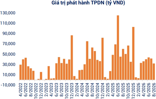 Thị trường thứ cấp TPDN riêng lẻ - Nguồn VBMA