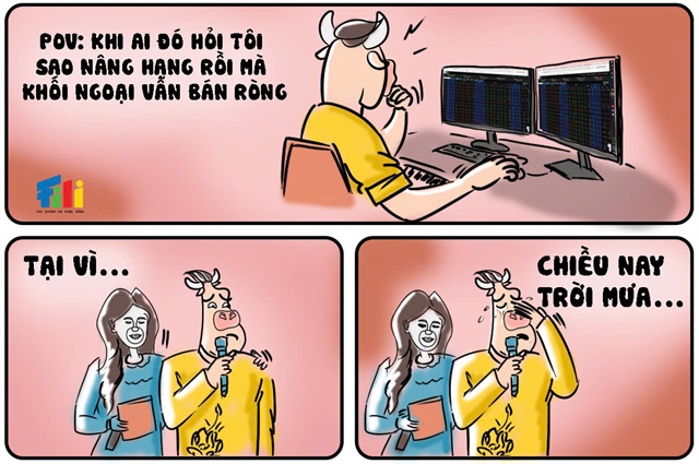 Khối ngoại bán ròng trong tuần thị trường lên hạng