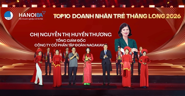 Tổng giám đốc Nagakawa (HNX: NAG) được vinh danh Top 10 Doanh nhân trẻ Thủ đô tiêu biểu 2026