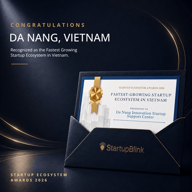 Đà Nẵng honoured as Việt Nam’s fastest-growing start-up ecosystem in 2026