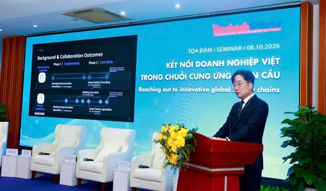 Samsung to broaden, deepen support for Vietnam’s supporting industries
