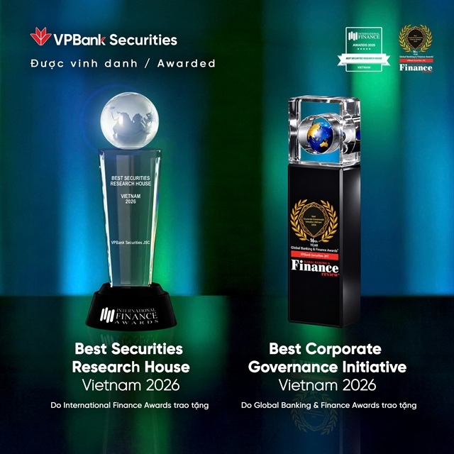 VPBankS (VPX) wins two international awards for research and corporate governance