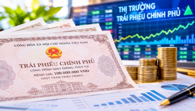 Trái phiếu Chính phủ hút gần 300.000 tỷ đồng, kỳ hạn 10 năm đắt hàng