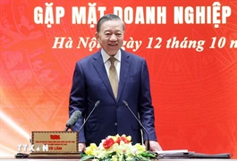 Tổng Bí thư, Chủ tịch nước Tô Lâm: Doanh nghiệp vững mạnh góp phần bồi đắp sức mạnh quốc gia