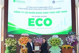 Vừa chuyển sang HOSE, Nhựa sinh thái Việt Nam (ECO) sắp trả cổ tức tỷ lệ 6%, nâng vốn lên 320 tỷ 
