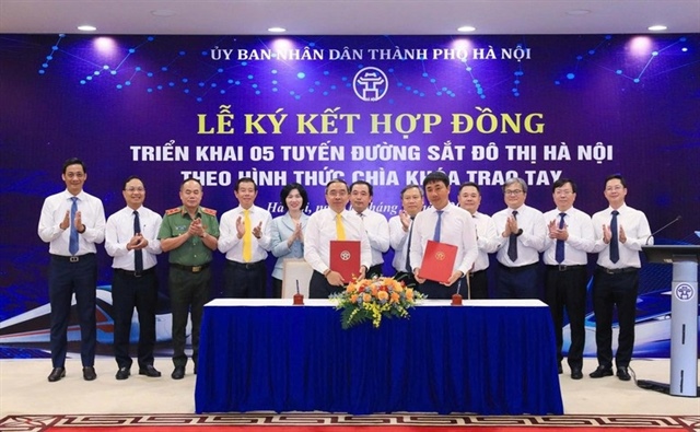 Hà Nội và Liên danh Vinhomes – SGC ký kết hợp đồng triển khai 5 tuyến đường sắt đô thị với mức đầu tư hơn 1 triệu tỷ đồng