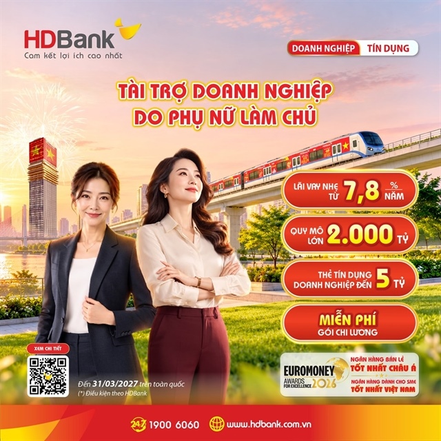 HDBank earmarks $77.2 million for lending to women-owned businesses